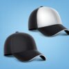 Casquette unisexe légère en coton beige avec sangle réglable