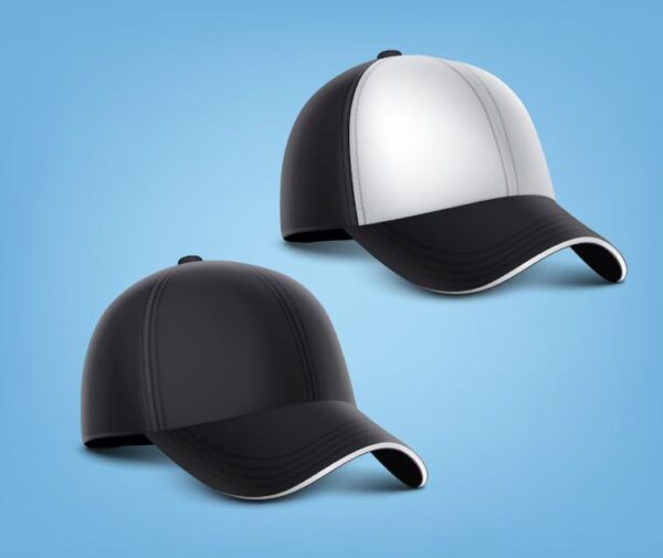 Casquette unisexe légère en coton beige avec sangle réglable
